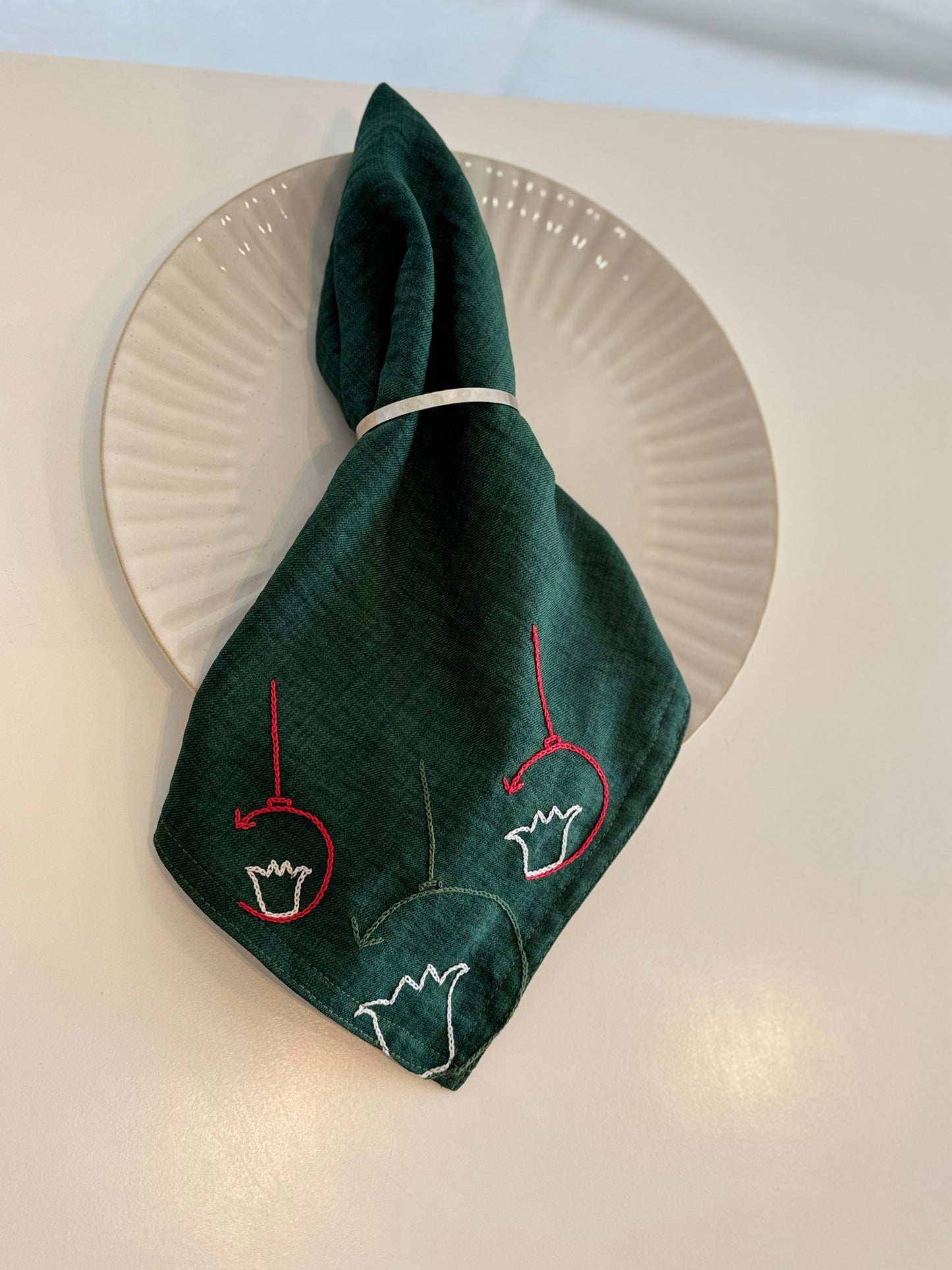 Emroderied Napkin Restart