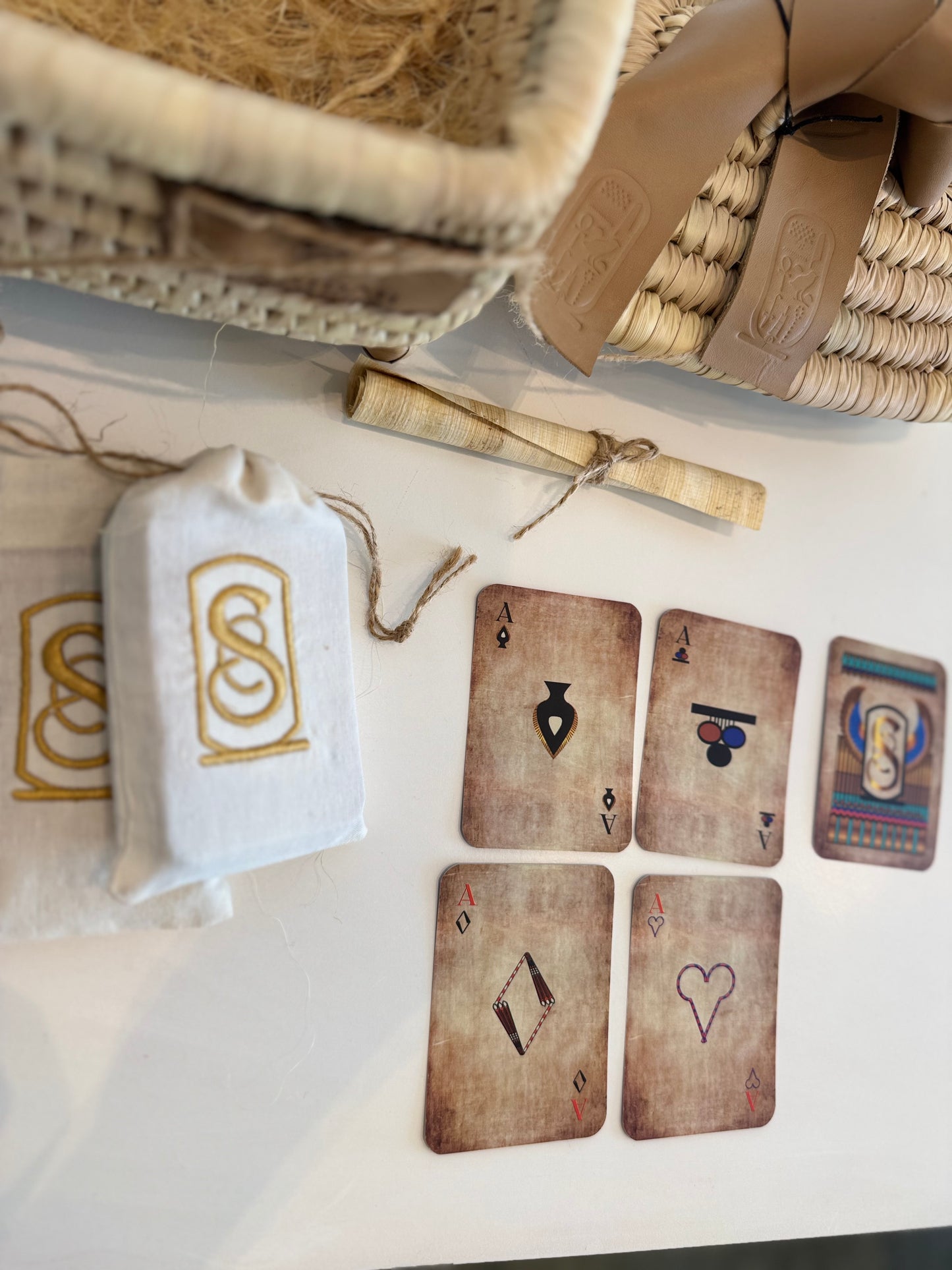 Tut Ankh Amun playing card