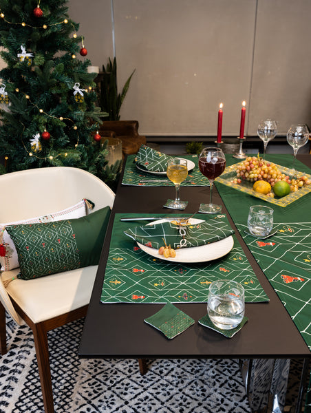 Recycled glass serving tray