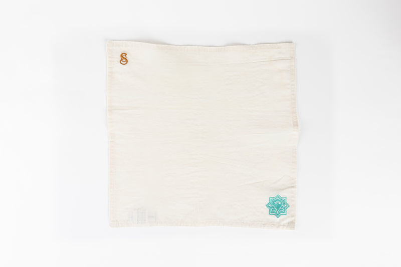 Dining Napkins Embroderied- Mint Mamluk