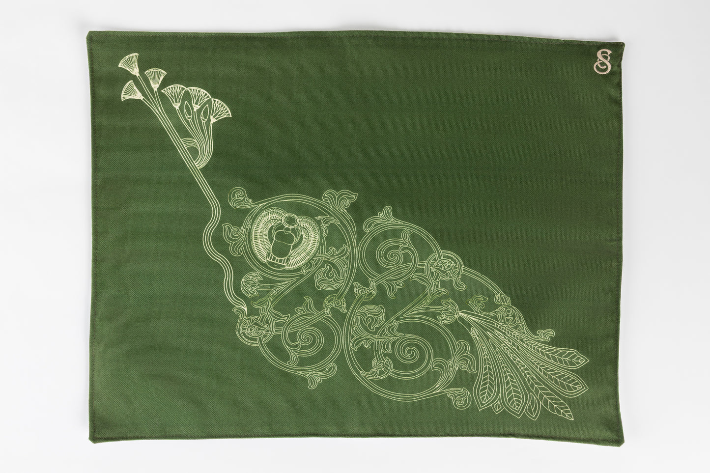 Roman Lotus GREEN placemats
