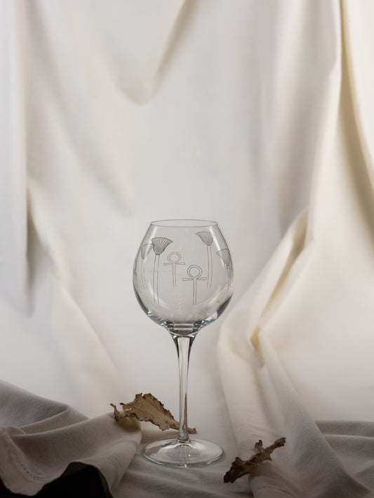 Lotus Wine Glass
