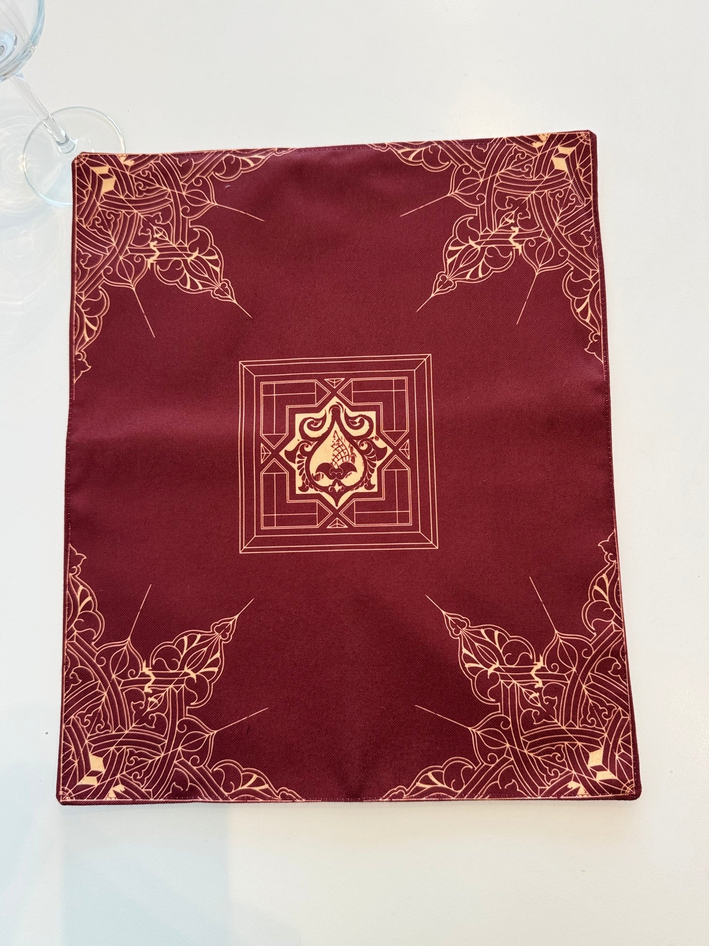 Mamluk Placemat- Burgundy