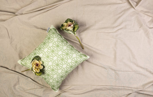 Mamluk Crown cushion_ Olive