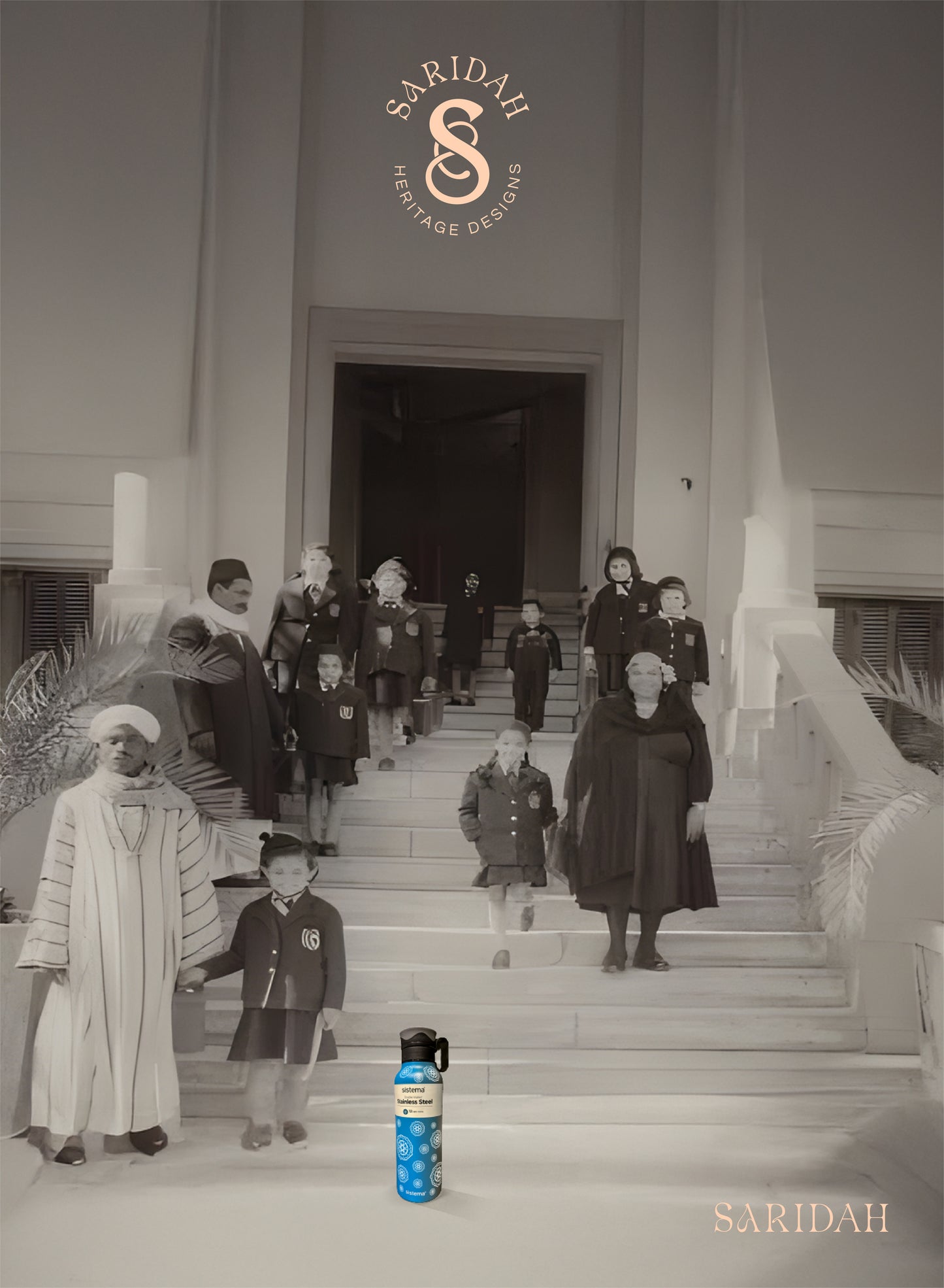 Sistema 650ml blue Flower