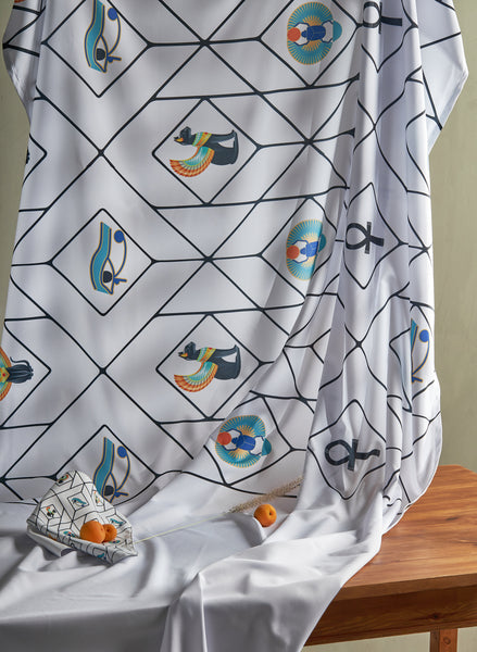 Ancient Egypt Good Luck Symbol- Table linen