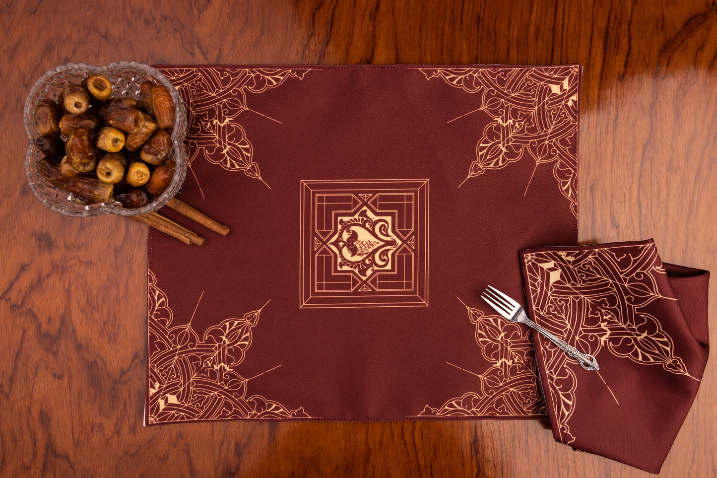 Mamluk Placemat- Burgundy