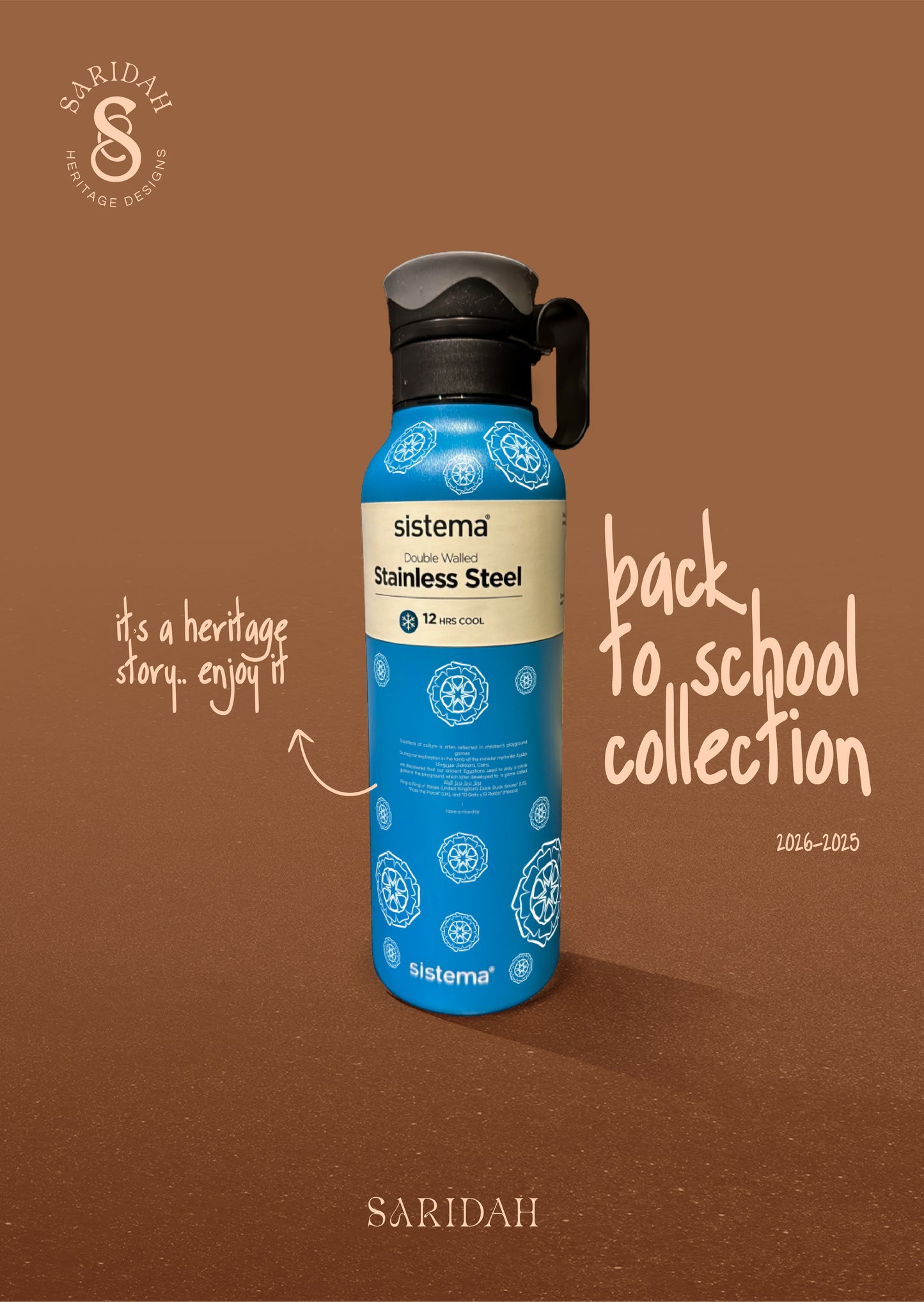 Sistema 650ml blue Flower