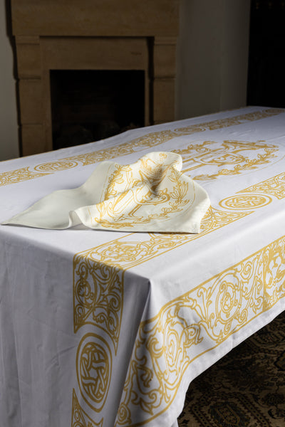 Prince ismail Dining Linen _Yellow