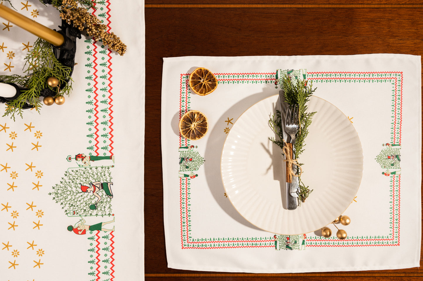 Ancient Egypt Christmas Tree- Placemat